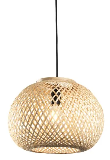 Viseće lampe od bambusa i ratana hit su u uređenju interijera i izgledaju divno