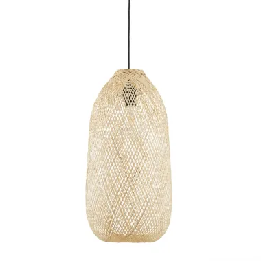 Viseće lampe od bambusa i ratana hit su u uređenju interijera i izgledaju divno