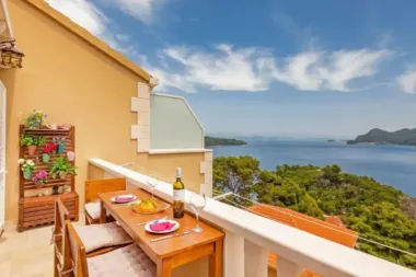 Šarmantan apartman na Mljetu s nevjerojatnim pogledom na more