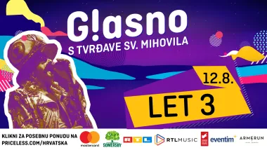 Uživajte u koncertu Let 3 na šibenskoj tvrđavi, u VIP aranžmanu –ugrabite paket za 4 osobe po posebnoj cijeni