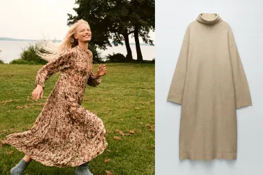 Zara nas je oduševila ponudom jesenskih midi haljina