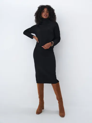Za elegantan poslovni look, midi suknja uvijek je 'in'