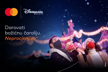 Posjetite priceless.com, prijavite se na nagradnu igru i osvojite magično putovanje u Disneyland® Paris