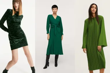 Mango i Zara haljine u zelenoj boji - komadi u 'it' boji