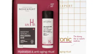 Adventski kalendar 9.12.- 2X Novexpert božićni paket - Booster serum s hijaluronskom kiselinom i mini micelarna voda