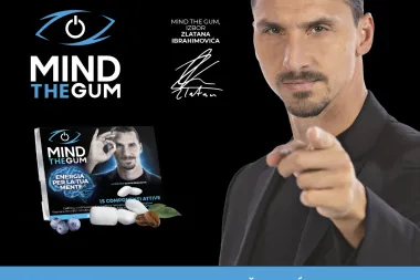 Adventski kalendar 8.12.- Mind The Gum žvakače gume (Zlatan Ibrahimović) - 3 pakiranja (3x21 kom)