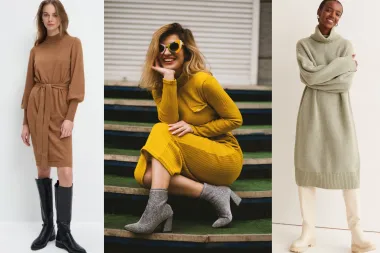 Nosi se pletivo: Elegantni i topli modeli haljina za zimu