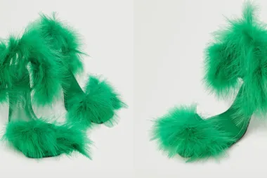 Bizarna obuća novi je 'IT' trend: Mango predstavio Grinch zelene čupave štikle
