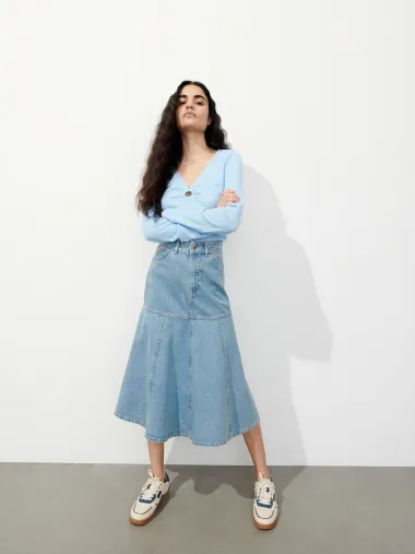 Proljetni favorit: Najljepši mini, midi i maxi modeli traper suknji