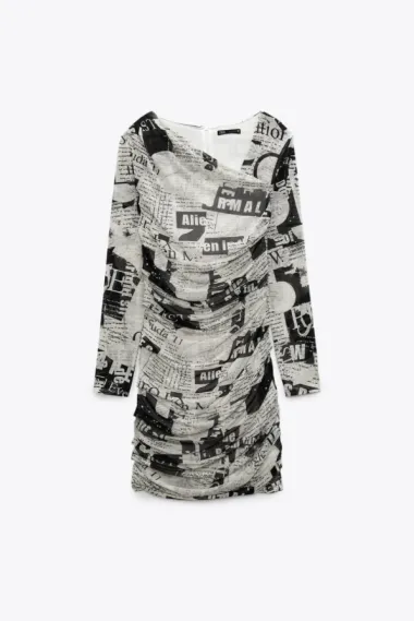 Baš kao Carrie Bradshaw - Zara ima kopiju legendarne 'newspaper dress'  Johna Galiana