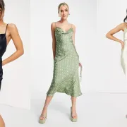 Seksi, a elegantne slip satenske haljine koje želimo