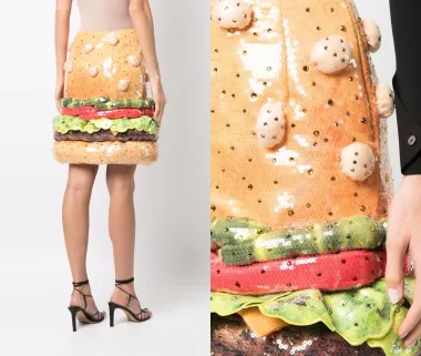 Modna poslastica za gurmanke? Moschino hamburger suknja i torbica su na sniženju