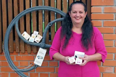 Helena je pokrenula vlastitu proizvodnju prirodnih sapuna i to od mlijeka slavonskih koza