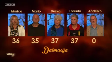 Napeta borba za prvo mjesto - Lorenta i Duška imaju isti broj bodova!