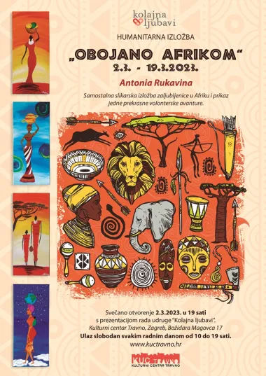 Posjetite humanitarnu izložbu „Obojano Afrikom“ u organizaciji udruge Kolajna ljubavi
