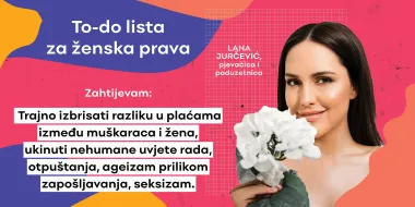 Hvala na cvijeću, ali ovo je prava TO-DO lista zahtjeva za ženska prava. Uključite se i vi!