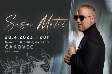 Saša Matić najavio dugoočekivani koncert u Čakovcu