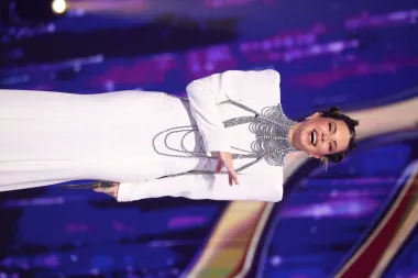 Nikolina Pišek zablistala u polufinalnoj večeri - nosi haljinu Matije Vuice