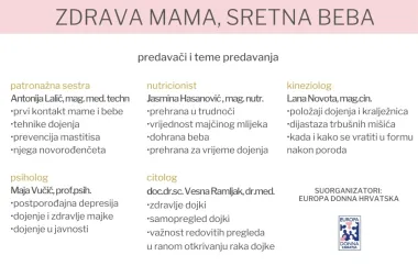 Konferencija 'Zdrava mama, sretna beba' stiže u Rijeku!