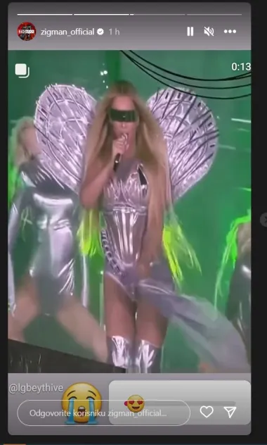 Kakav uspjeh: Beyonce nastupila u Zigmanovom kostimu