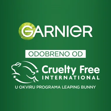 Garnier je službeno odobren od strane Cruelty Free International