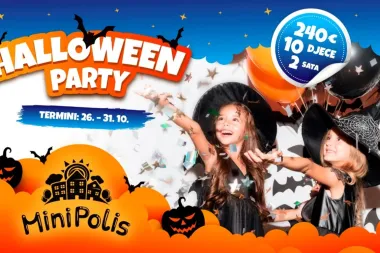 MiniPolis Halloween Festival: Straaašno dobra zabava u dječjem gradu od 26. – 31. listopada