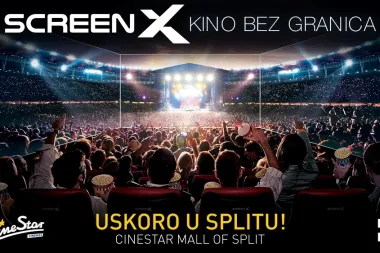 ScreenX napokon u Hrvatskoj – CineStar Cinemas ekskluzivno dovodi svjetsku kino inovaciju!