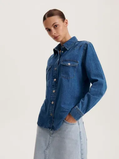 Košulje, bluze i sakoi od trapera - fantastični modeli iz Manga, Zara i Reserveda