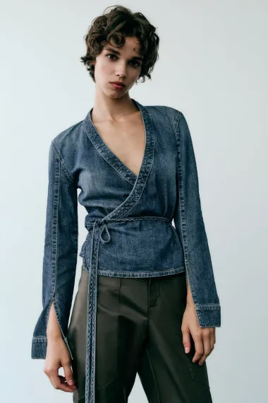 Košulje, bluze i sakoi od trapera - fantastični modeli iz Manga, Zara i Reserveda