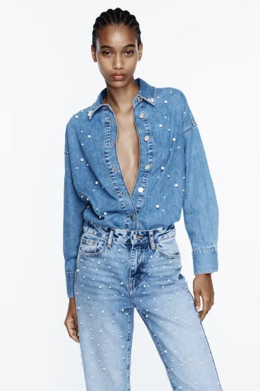 Košulje, bluze i sakoi od trapera - fantastični modeli iz Manga, Zara i Reserveda