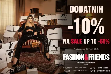 Ovaj vikend ne propustite veliku akciju dodatnih popusta na već sniženi asortiman u FASHION&FRIENDSU