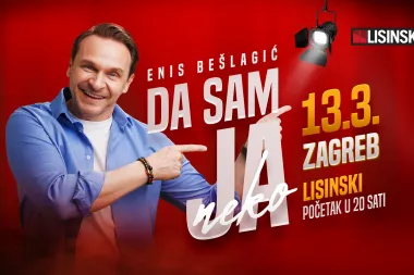 Enis Bešlagić s prvom samostalnom autorskom predstavom 'Da sam ja neko' dolazi i u Hrvatsku