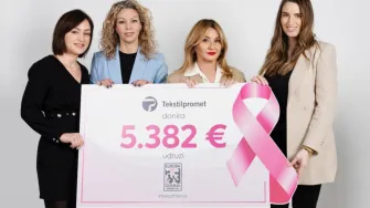 Tekstilpromet velikodušnom donacijom udruzi Europa Donna započeo novu i uspješnu godinu