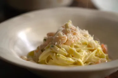 Recept za tagliatelle s kozicama