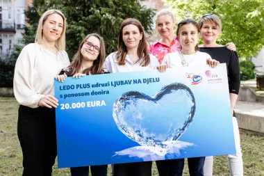Ledo donirao 20.000 eura udruzi Ljubav na djelu