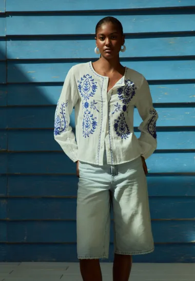 Šarmantne bluze s vezom koje će u trenu podići svaki outfit