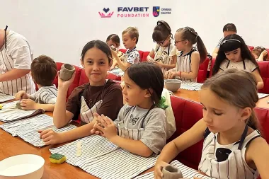 Uz potporu Favbet Foundationa održana je besplatna radionica keramike za ukrajinsku djecu u Zagrebu
