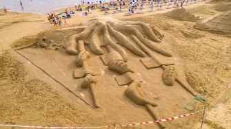 Na Rajskoj plaži na Rabu ponovno počinje Festival skulptura u pijesku