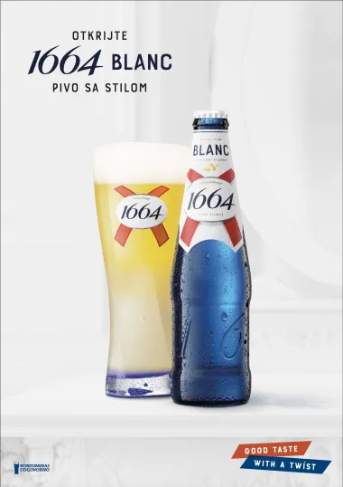 Otkrijte 1664 Blanc - pivo sa stilom