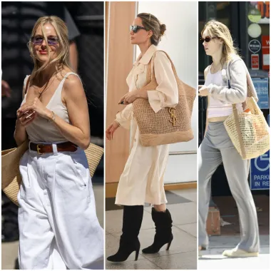 Angelina Jolie i Sienna Miller ovo ljeto nose XXL pletene torbe