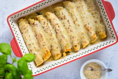 Recept za zapečene palačinke s mljevenim mesom i povrćem