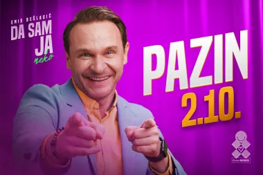 Enis Bešlagić svojom predstavom 'Da sam ja neko' ponovno u Istri