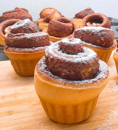 Recept u fotografijama za najmekše rolice punjene  čokoladnim namazom