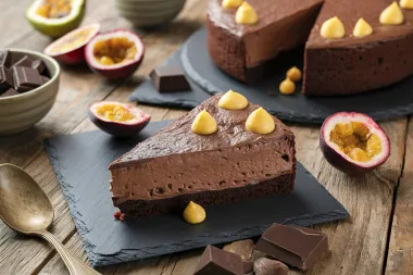 Samo dva sastojka - Torta od čokolade i jabuka bez pečenja