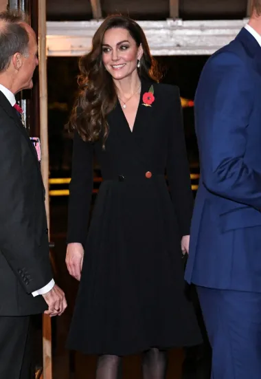 Elegancija u crnom - Kate Middleton se vratila i očarala prisutne na gala večeri
