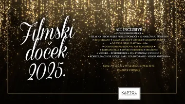 Kako proslaviti ovu Novu godinu? Filmski u Kaptol Boutique Cinema!