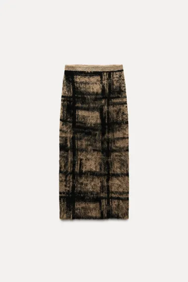 Pletena suknja je stylish dodatak zimskoj garderobi