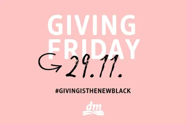 Giving Friday: dm će donirati pet posto dnevnog prometa ostvarenog u petak 29. studenog