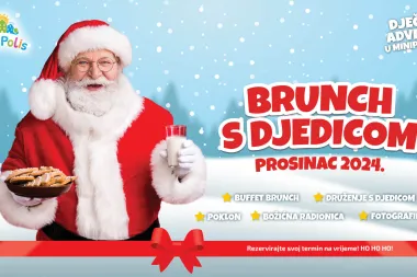 Brunch s Djedicom u dječjem gradu – božićni event o kojemu svi maštaju!