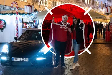 Leteći Djed Božićnjak i najslađa Baka: Dijelili poklone iz jurećeg automobila po Zagrebu, ljudi oduševljeni!